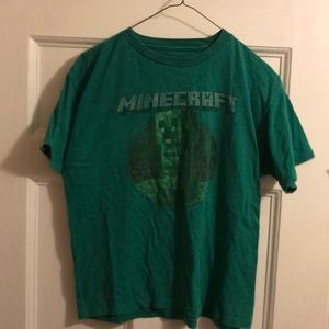 Boys Large Minecraft Creeper Shirt